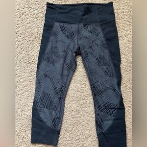 Athleta Black Patterned Leggings